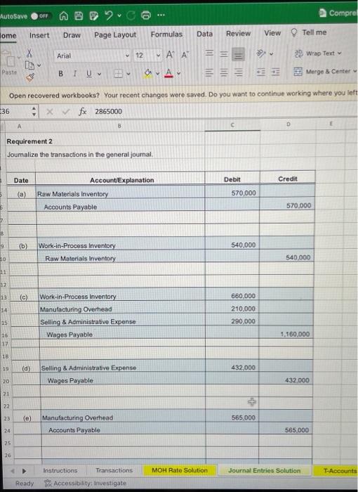 per direct labor-hour was based on a cost formula that estimated $835,000