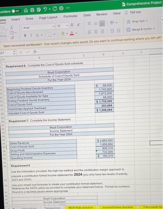 in the T-accounts. Assume the rest of the accounts have beginning balances