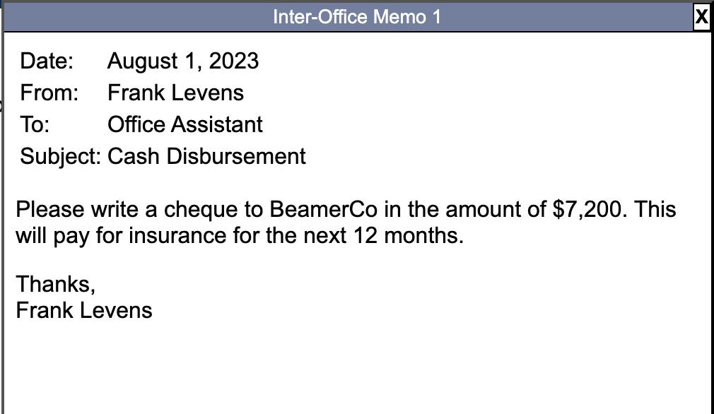 they are received. Enter an appropriate description when entering the transactions in