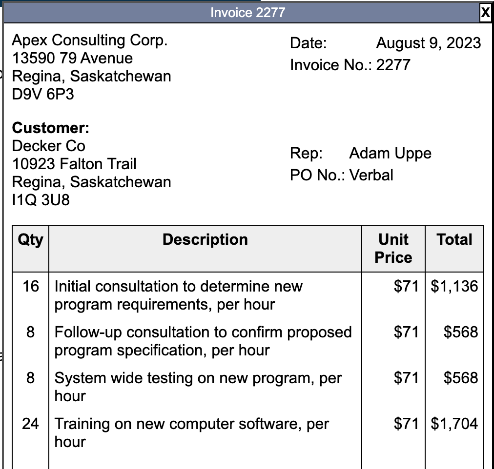 please ignore all statutory holidays). a) Analyze each of the preceding source