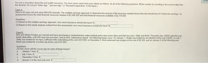 blanks. Do not put thousands separators" or "dollar signs in the numbers)