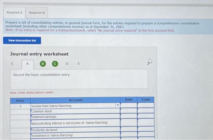 of Salina Ranching Company, located in Australia, on January 1 . 20X3.