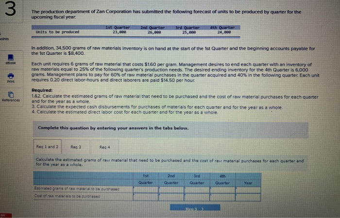 indicated by a minus sign.) Quarter 1000 omitted) (000 omitted) Cash balance,