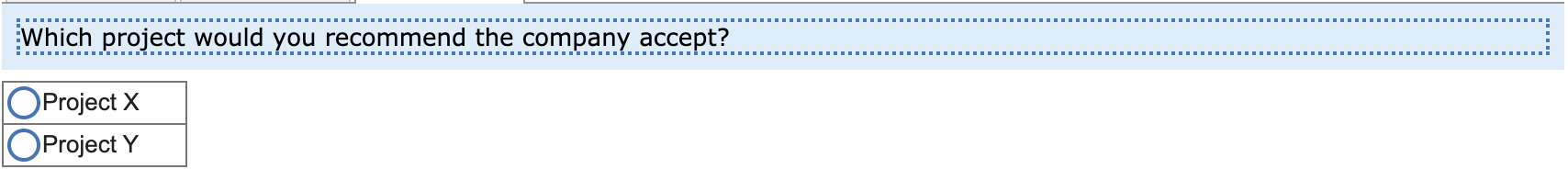 Invest Invest in in Project Project Investment required Annual cash inflows Single