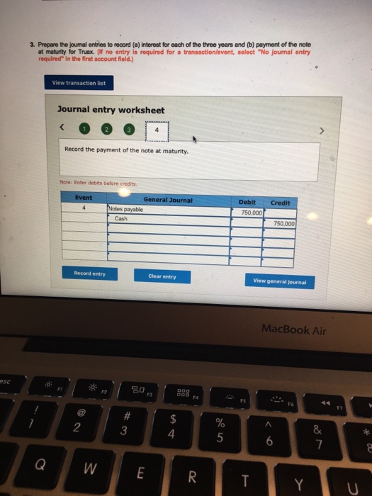 for the lathe by a$750,000, three-year note that spoofed 4% interest. payable
