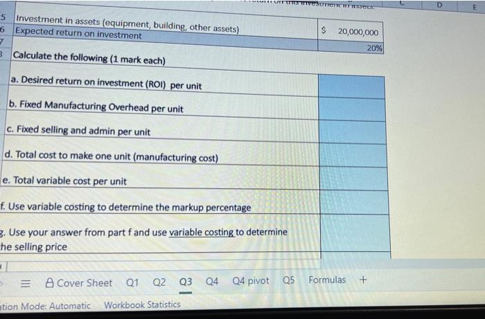 Corporation makes a mechanical stuffed alligator. The following information is available: Expected