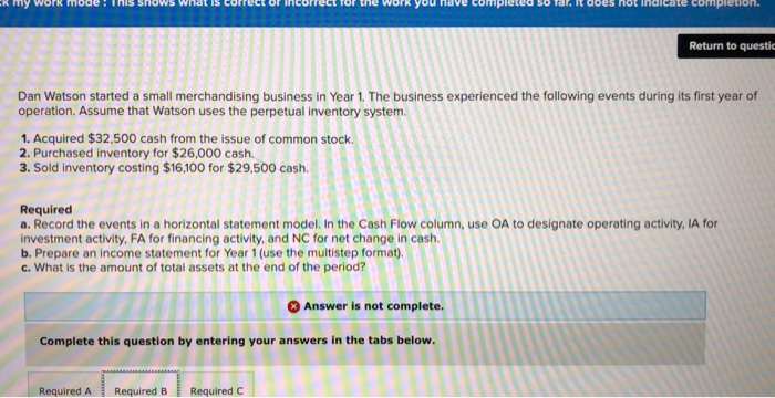 your answers in the tabs below. Required A Required B Required C