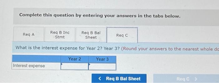 Bank The interest rate is 5 percent and annual payments are $14,764