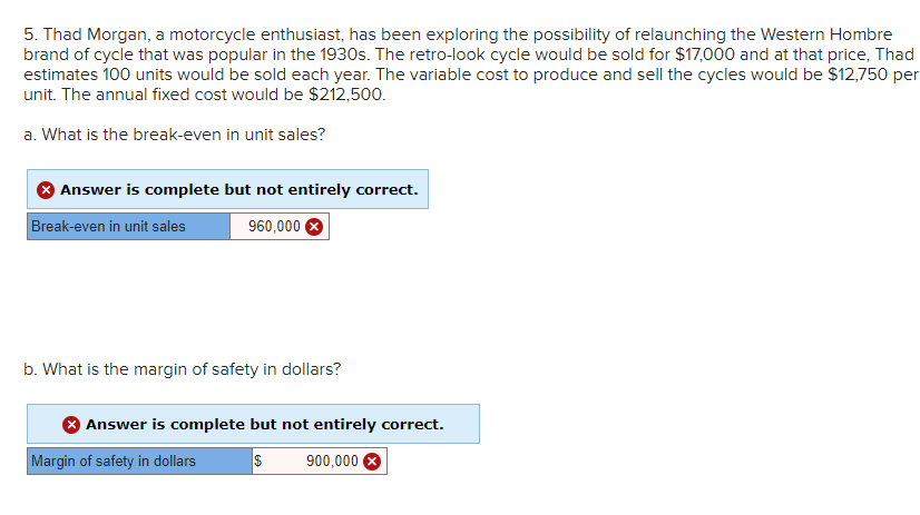 20,000 units 5 Selling price per unit $60 per unit 6 Variable
