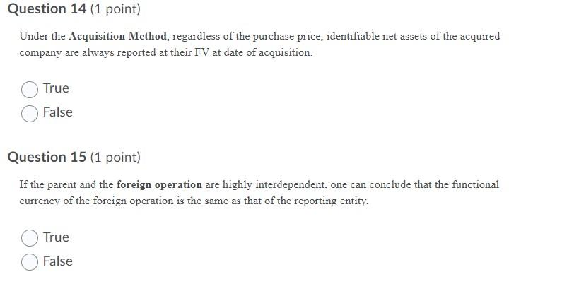  Thank you for your help Question 14 (1 point) Under the