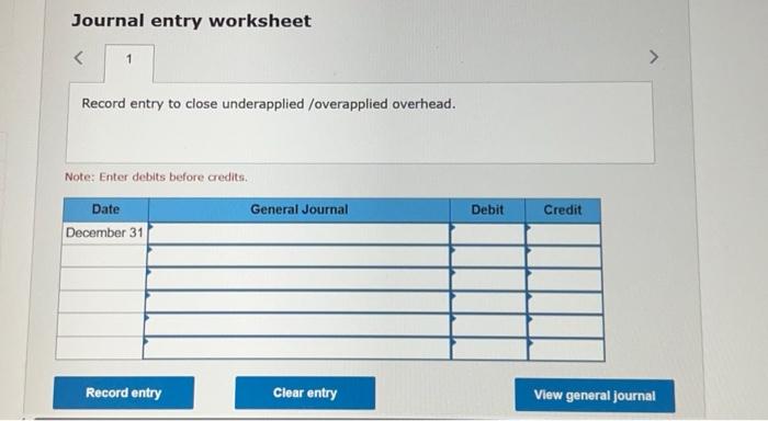 following estimates: overhead costs, $2,288,000, and direct labor costs, $440,000. At year-end,
