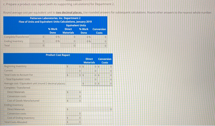 added at the beginning of the process in Department 1, no materials