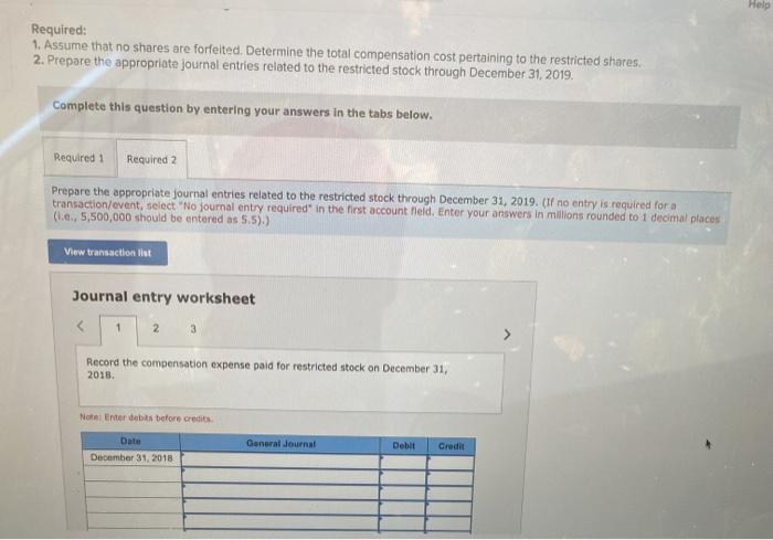 plan to its vice presidents. On January 1 2018, the corporation granted