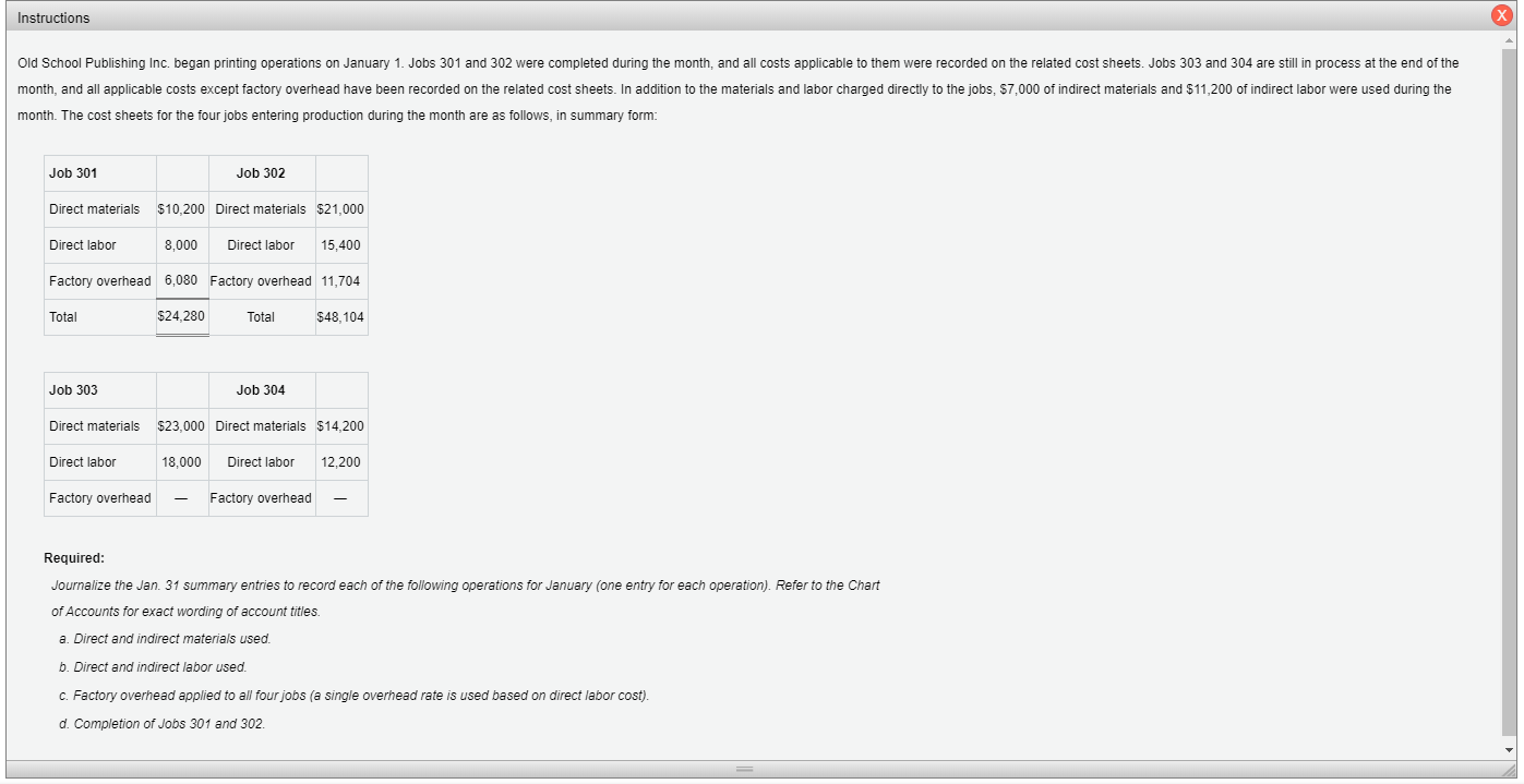 Can I get some help solving this problem Instructions Old School Publishing