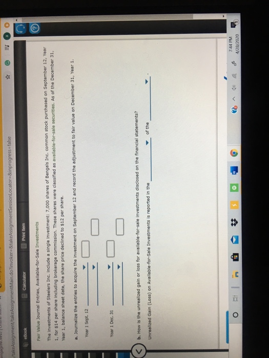  engage /takeAssignment/takeAssignment Main.do?invokerStake AssignmentSession Locator &inprogressefalse * = OO eBook Calculator