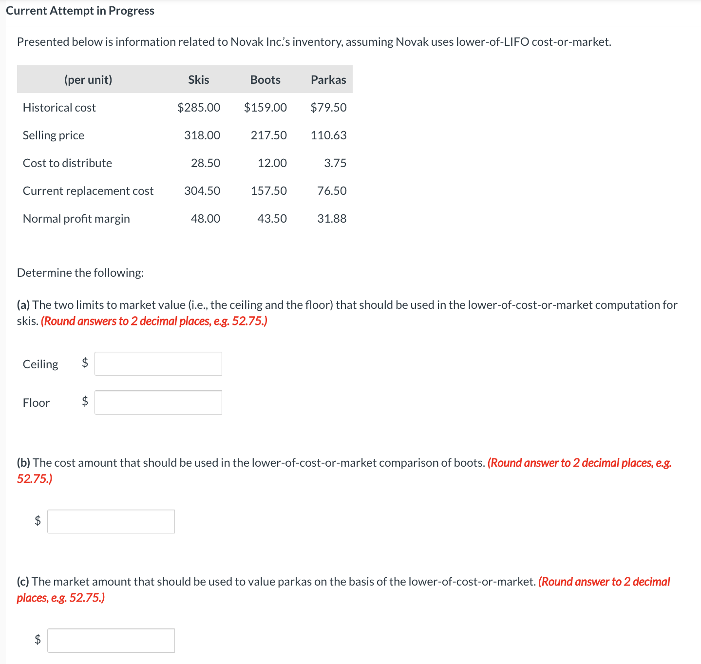 Current Attempt in Progress Presented below is information related to Novak