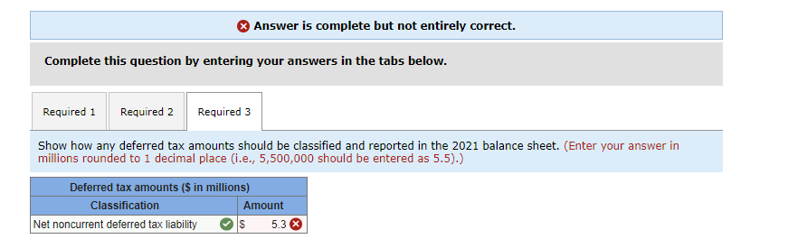 Thank you! Sherrod, Inc., reported pretax accounting income of $76 million for