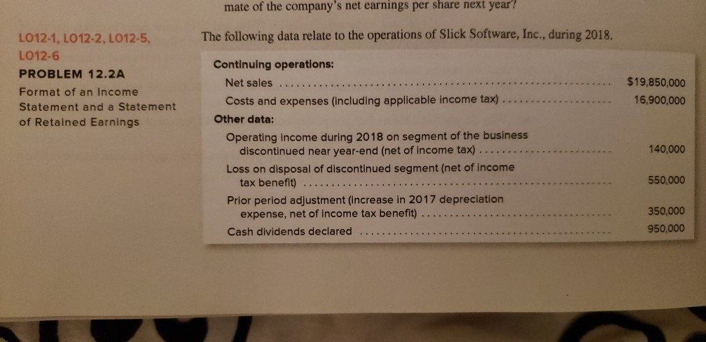 can someone show me how this is done please??? problem 12.2A/