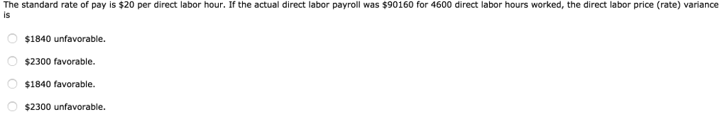 labor quantity variance is $1220 U $3660 F $1220 F. $3600 F