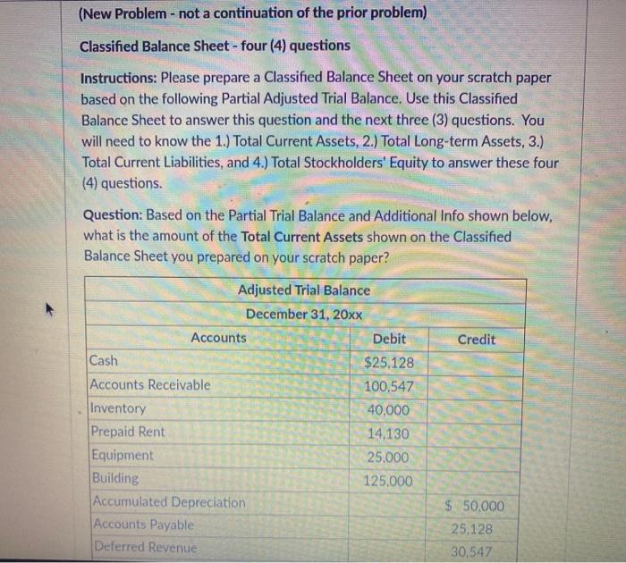  (New Problem - not a continuation of the prior problem) Classified