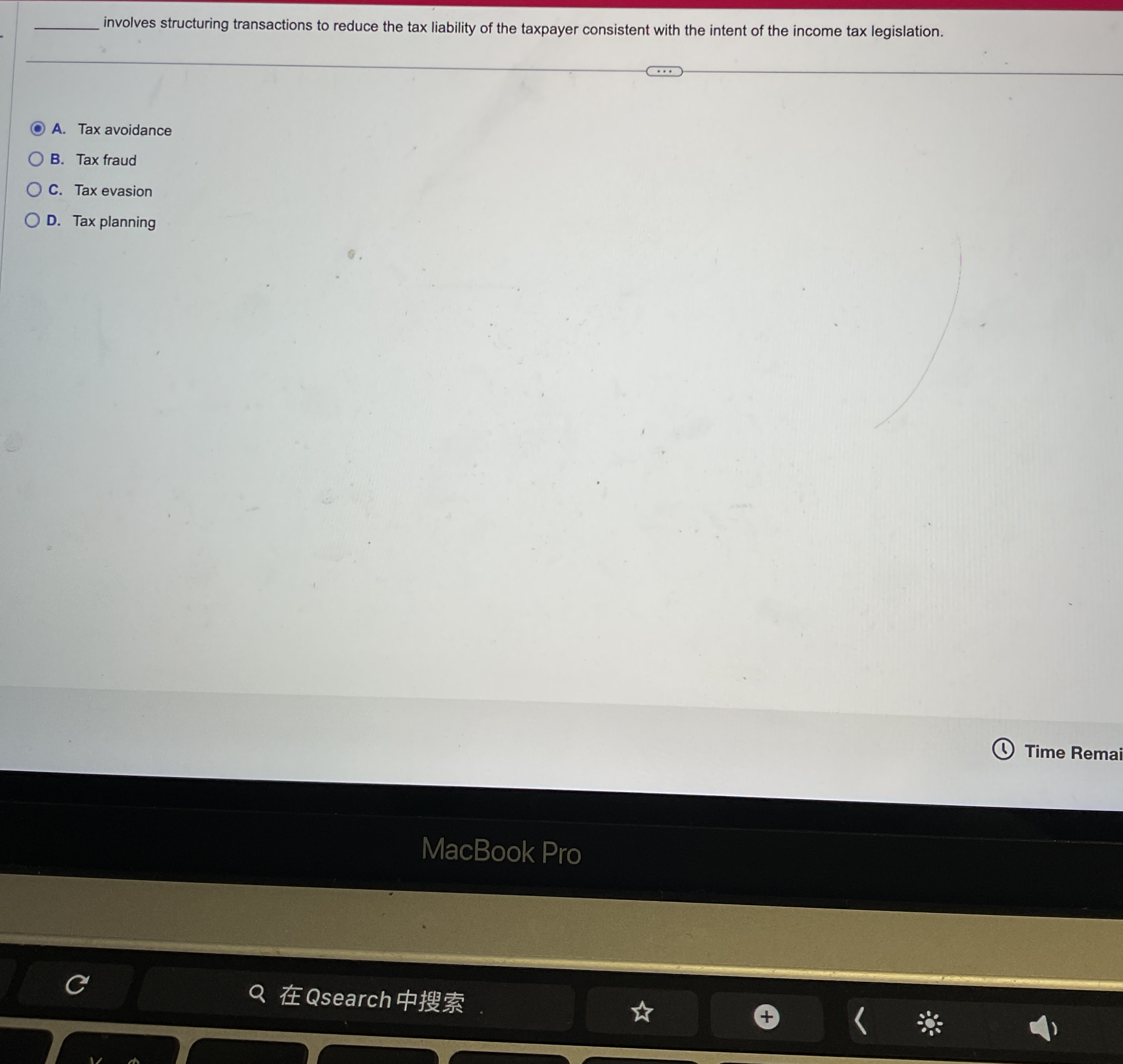  involves structuring transactions to reduce the tax liability of the taxpayer