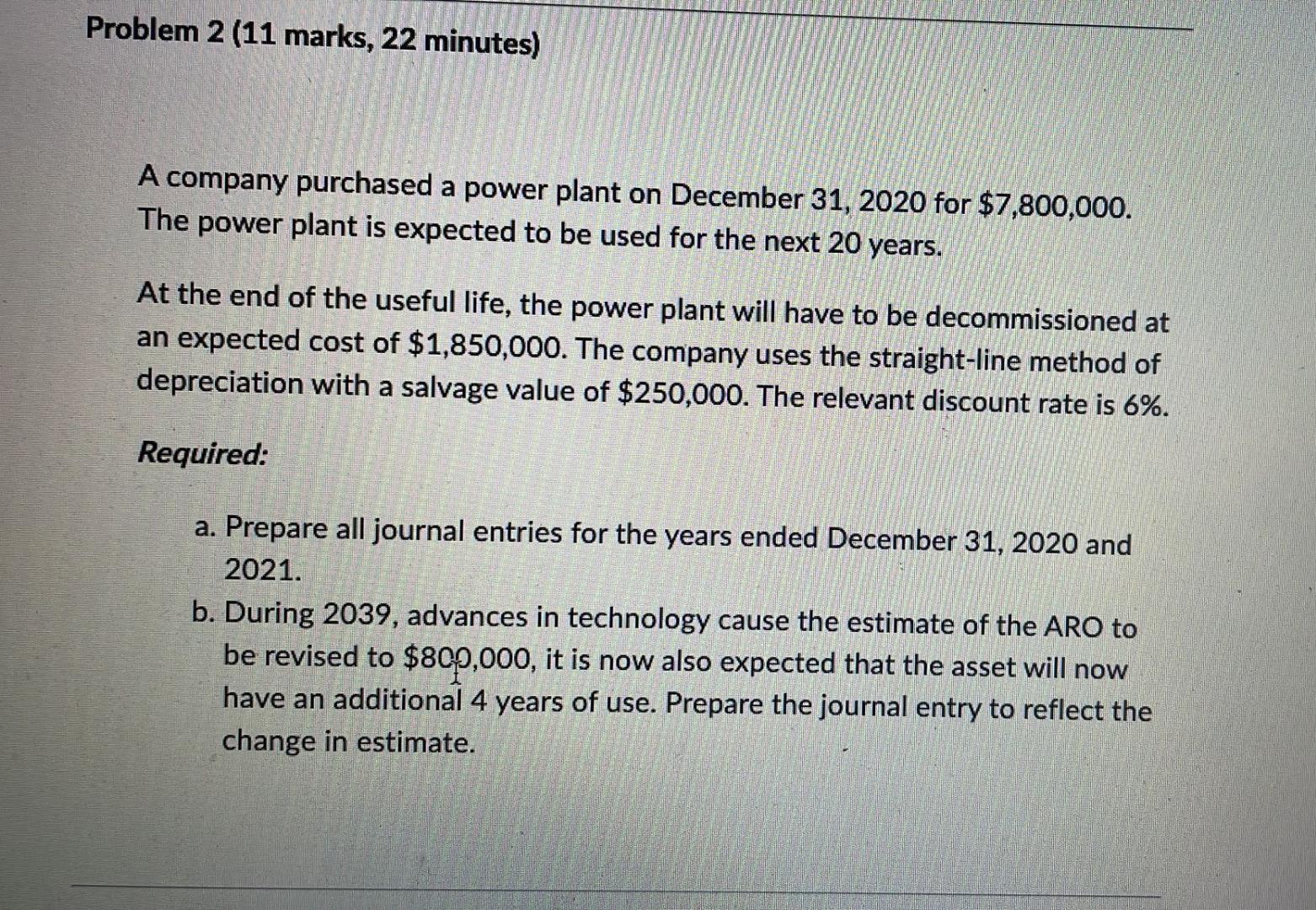 please do it correct answer will upvote Problem 2 (11 marks,