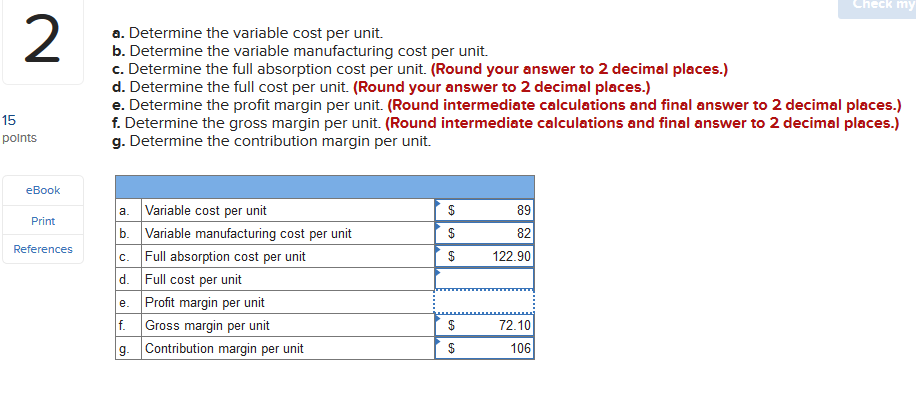 profit margin, but it keeps saying they're both wrong. Can someone please