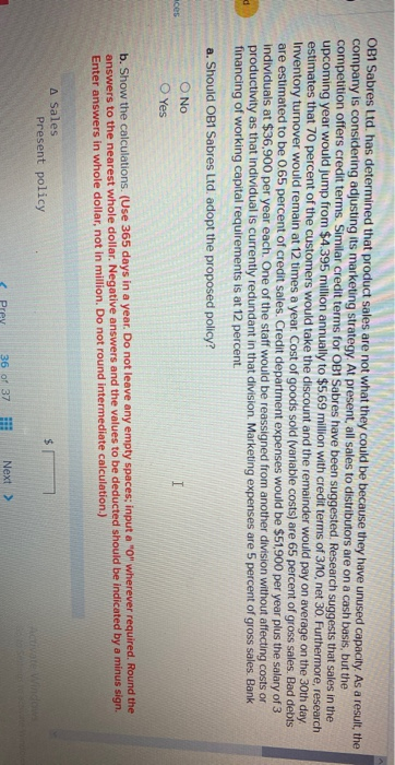  OB1 Sabres Ltd. has determined that product sales are not what