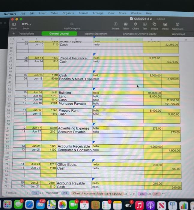 enfer ofata into the yellow filled cells. \begin{tabular}{|r|r|r|r|r|r|r|r|} \hline 22 & Jun