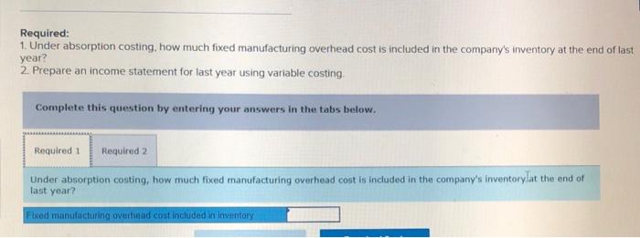 this question by entering your answers in the tabs below. Required 1