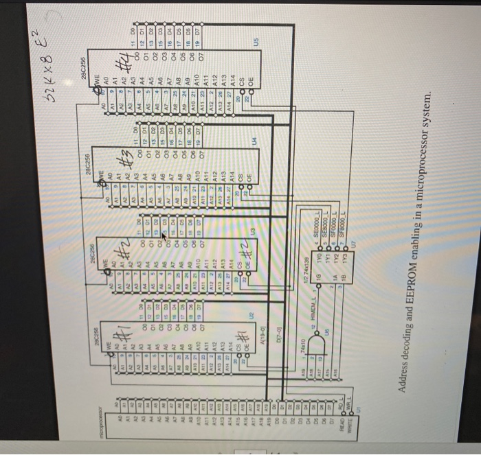 folder on D2L is a schematic of a memory system comprised of