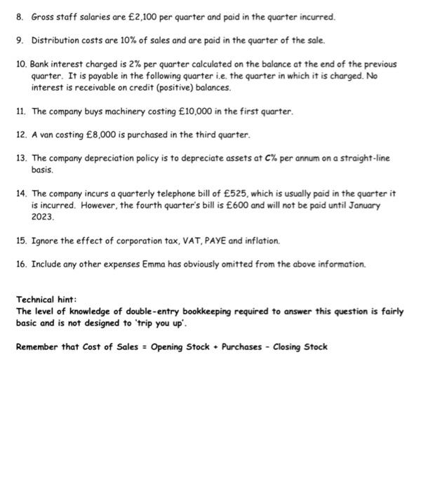 working with a slightly different set of information There is a unique