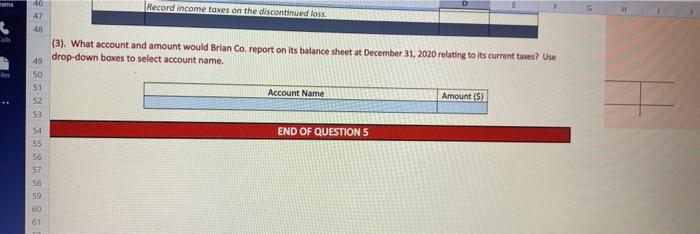 a loss from a discontinued operation of $60,000 which is fully deductible.