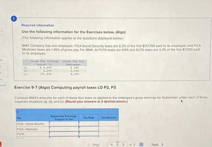 please please please helpi always rate! ! 3 Required information Use the