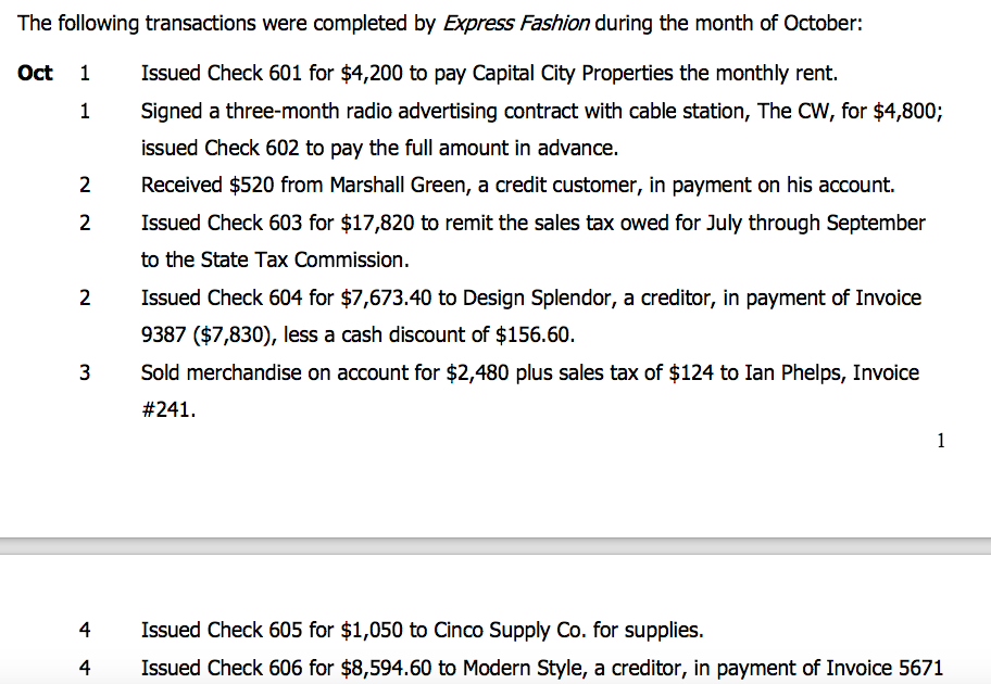 Journal to the general ledger and subsidiary ledgers, if applicable 3. Post