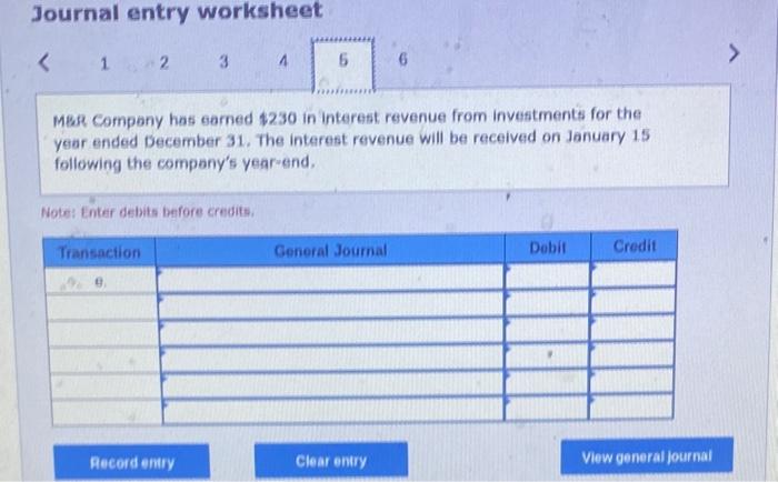entry, indicate the account impacted along with the amount and direction (