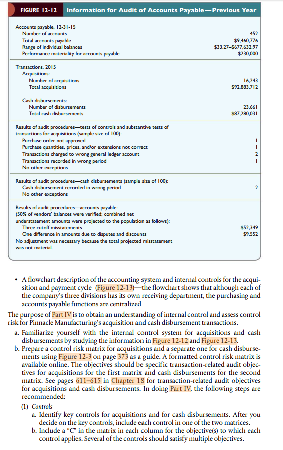 In Parts I and II of this case, you performed preliminary analytical