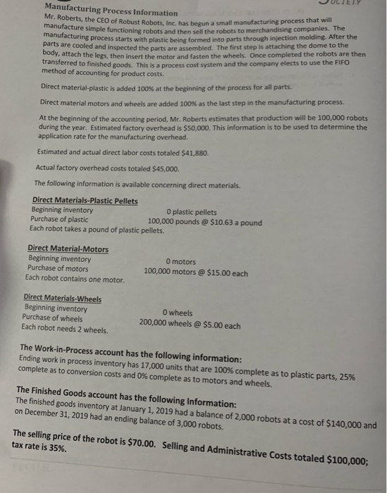 for. 3. Prepare an equivalent unit's schedule. The schedule should follow the