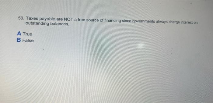 made for the purpose of financing machinery and equipment. A True False