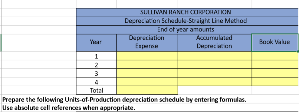 Corporation has purchased a new tractor. The following information is given: 2