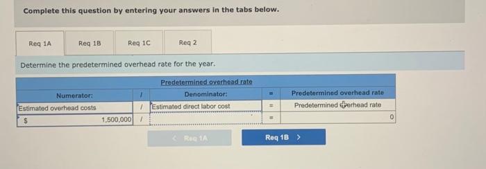 overapplied overhead LO P3, P4 At the beginning of the year, Learer
