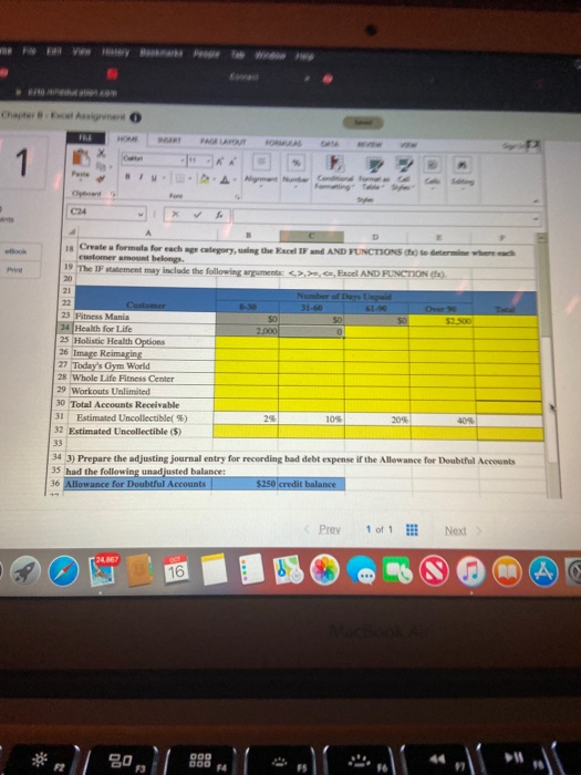 Cycles Company sells excercise equipment to gyms on account. View History Bookmarks