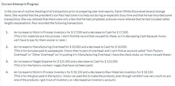  Current Attempt in Progress In the course of routine checking of