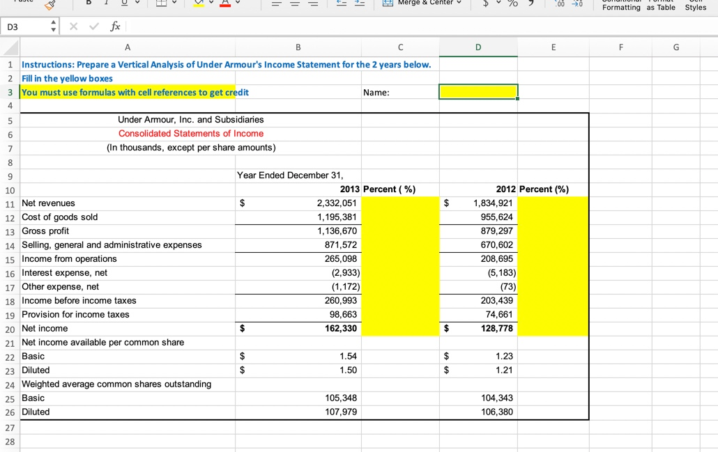 = = = Merge & Center $ % 9 .000 Formatting