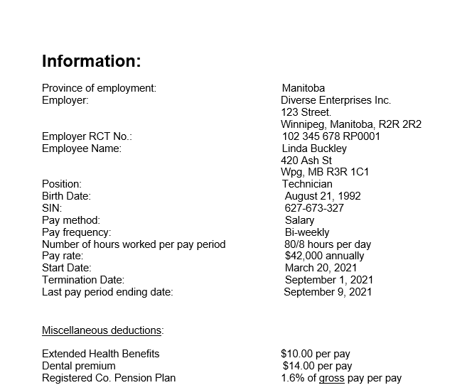 Calculate the net payable, using the format below, for the last three