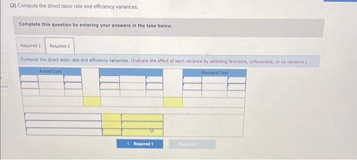 to production activities of Mercer Manufacturing for the year. Actual direct materials