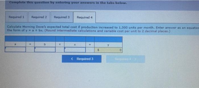 of 1,100 units follow. Morning Dove's utilities and maintenance costs are mixed