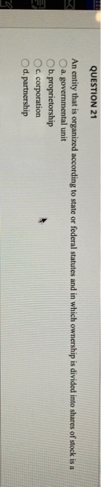 20 In the chart of accounts, the balance sheet accounts are normally