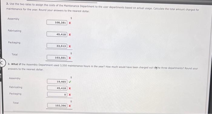 Fixed costs (salaries, tools): $74,250 per year Variable costs (supplies): $1.3 per