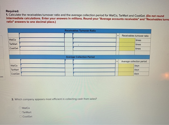 companies' annual reports. Beginning Accounts Receivable $1,745 5,816 S59 Ending Accounts Receivable